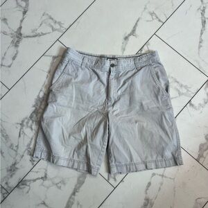 Izod Flat Front Gray Shorts for a Sleek Look